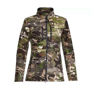 Under Armour UA 1297842  Cologear Camo Women Lg Jacket